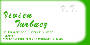 vivien turbucz business card